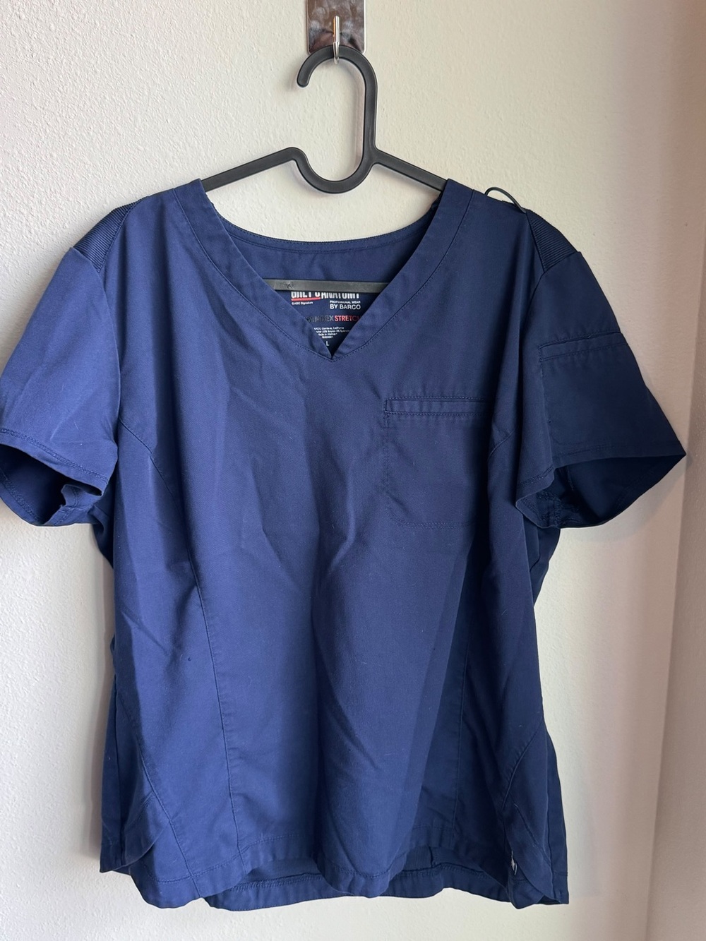 Greys anatomy Navy Blue women SCRUB shirt